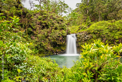 Εκτύπωση καμβά Puaa Kaa Falls in Maui, Hawaii