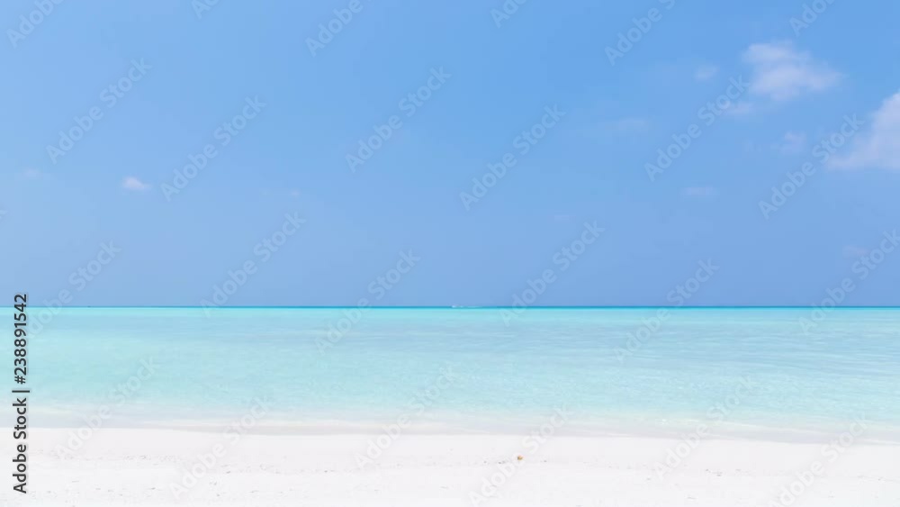 Timelapse in the Maldives in the beach Timelapse in the Maldives in the beach