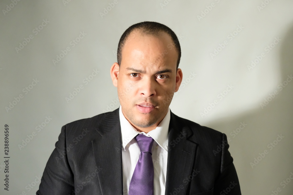 Man in formal outfit presenter businessman