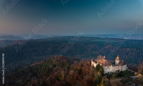 Kyburg castle located between Zurich and Winterthur  Switzerland