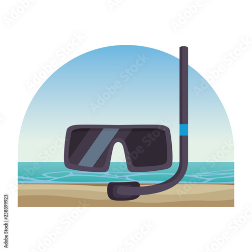 diving mask snorkel