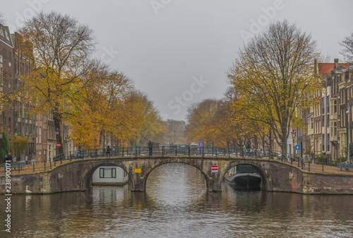 Amsterdam  Netherlands - main city and capital of the country  Amsterdam offers a splendid display of history and modernity  surrounded by the unique view of its canals