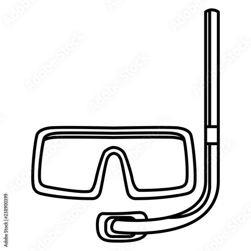 diving mask snorkel