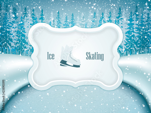 Ice skating