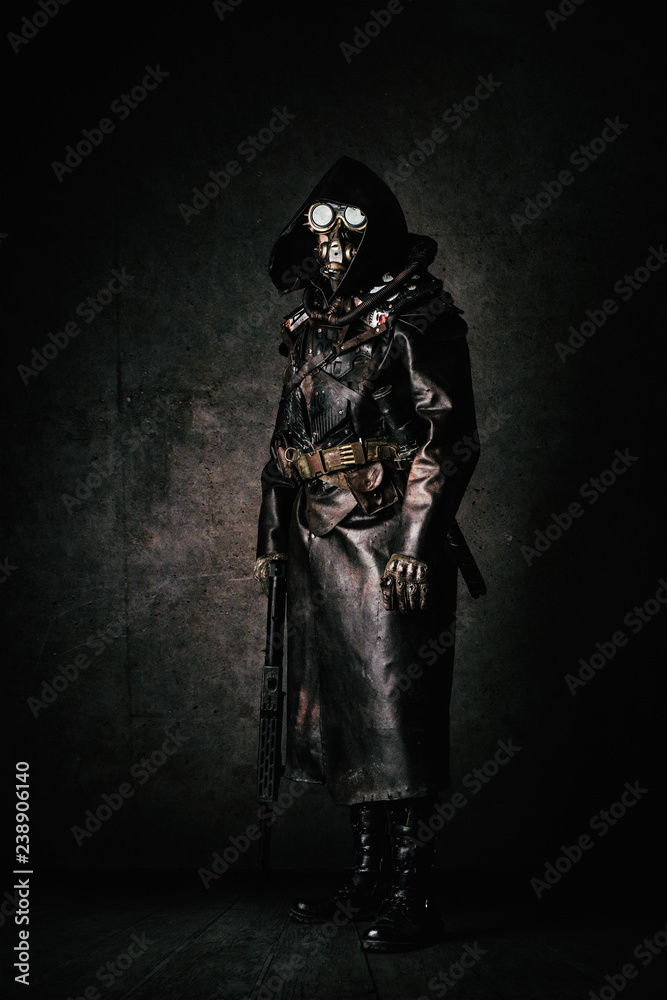 Portrait of a post apocalyptic warrior Portrait of a post apocalyptic warrior