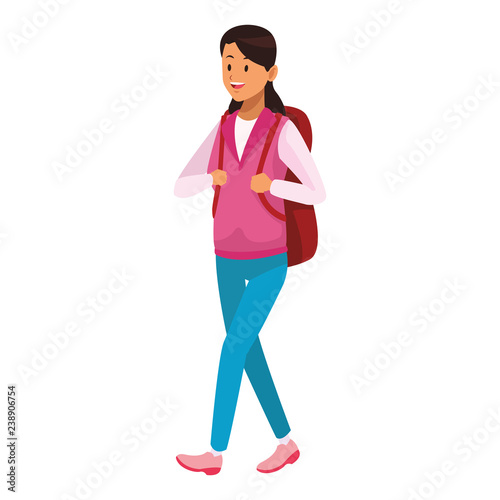 woman with bag