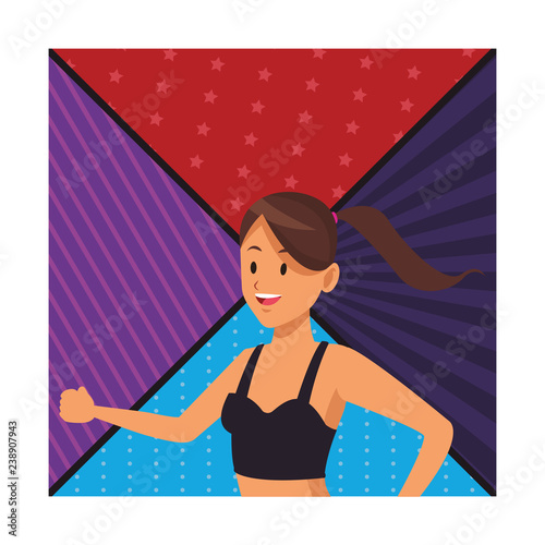 woman sport outfit