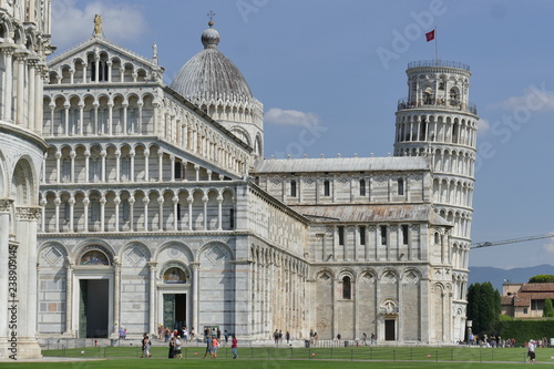 Tela Pisa - panorama di piazza dei Miracoli