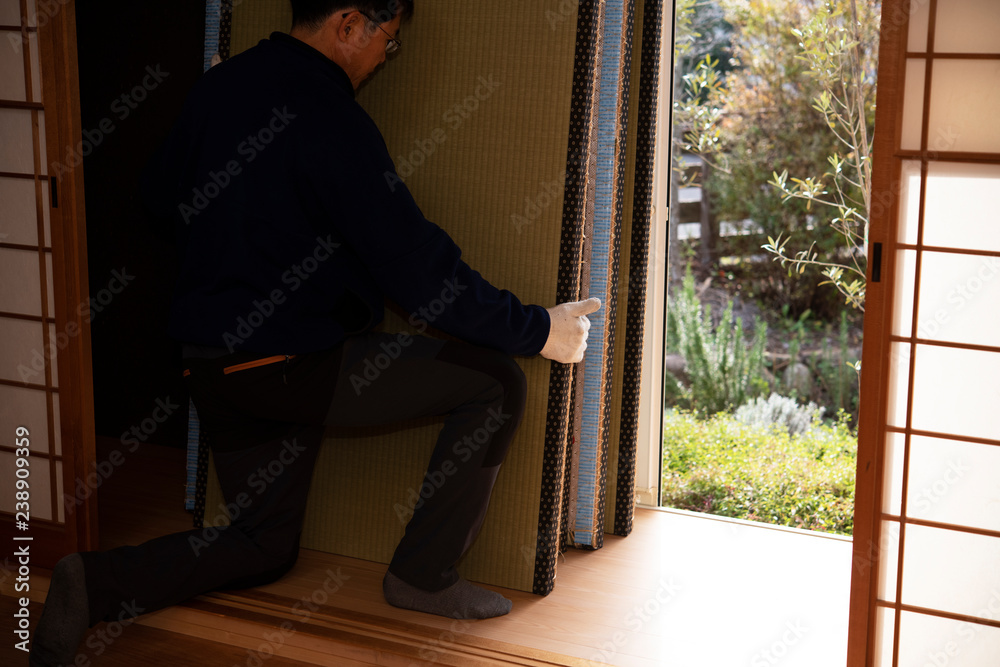 和室の大掃除