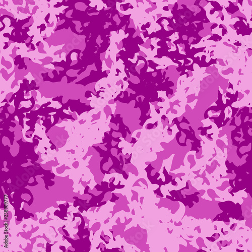 UFO camouflage of various shades of pink and purple colors