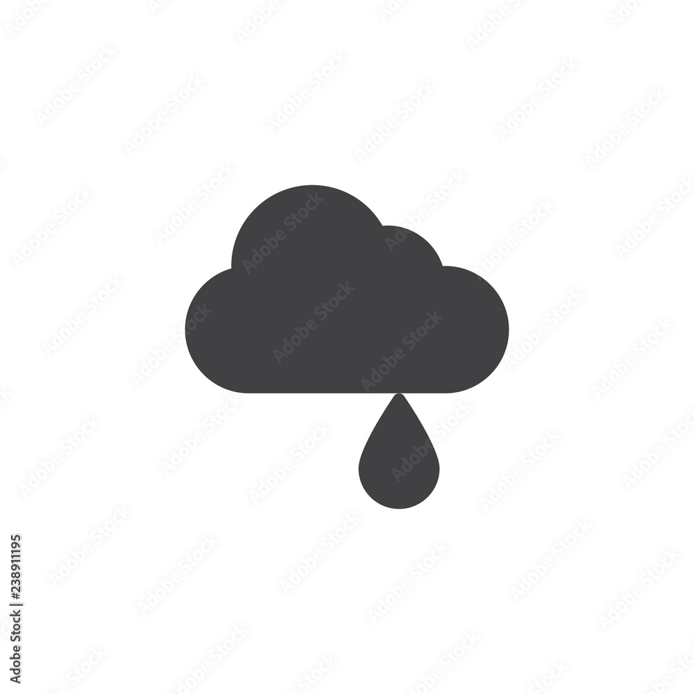 Cloud with rain vector icon. filled flat sign for mobile concept and web design. Rainy cloud weather simple solid icon. Symbol, logo illustration. Pixel perfect vector graphics Cloud with rain vector icon. filled flat sign for mobile concept and web design. Rainy cloud weather simple solid icon. Symbol, logo illustration. Pixel perfect vector graphics