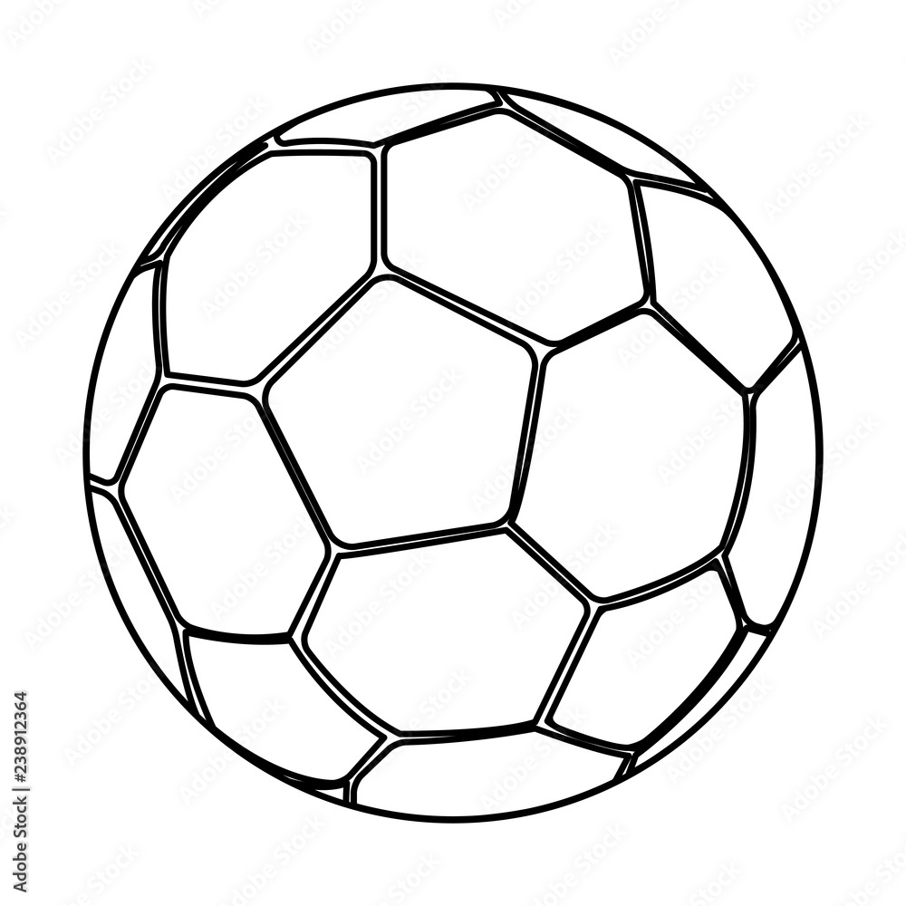 Fototapeta premium soccer ball icon