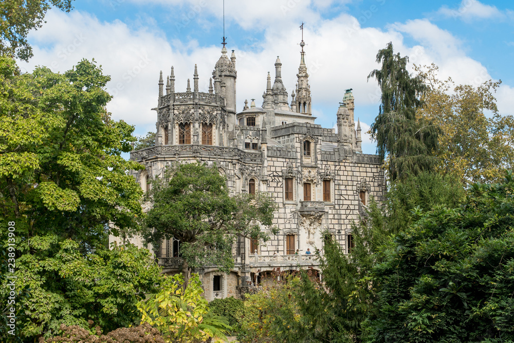 Obraz premium The Regaleira Palace (Quinta da Regaleira), Sintra, Portugal
