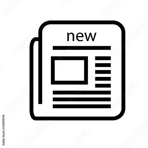 Newpaper icon