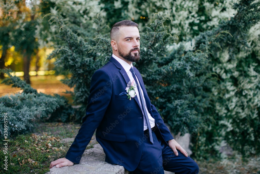 Groom on their wedding day Groom on their wedding day