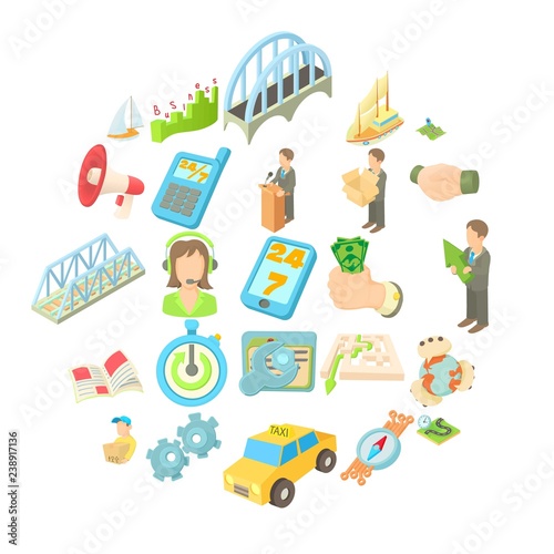 Payment for delivery icons set. Cartoon set of 25 payment for delivery vector icons for web isolated on white background