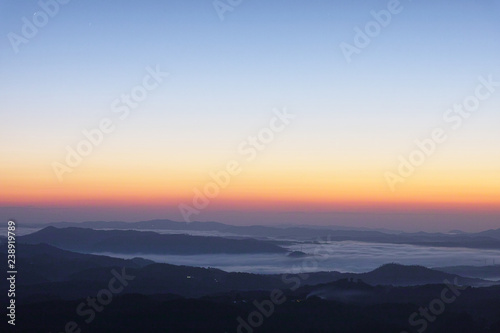 弥高山の雲海