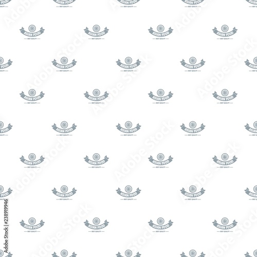 Hot asian food pattern vector seamless repeat for any web design