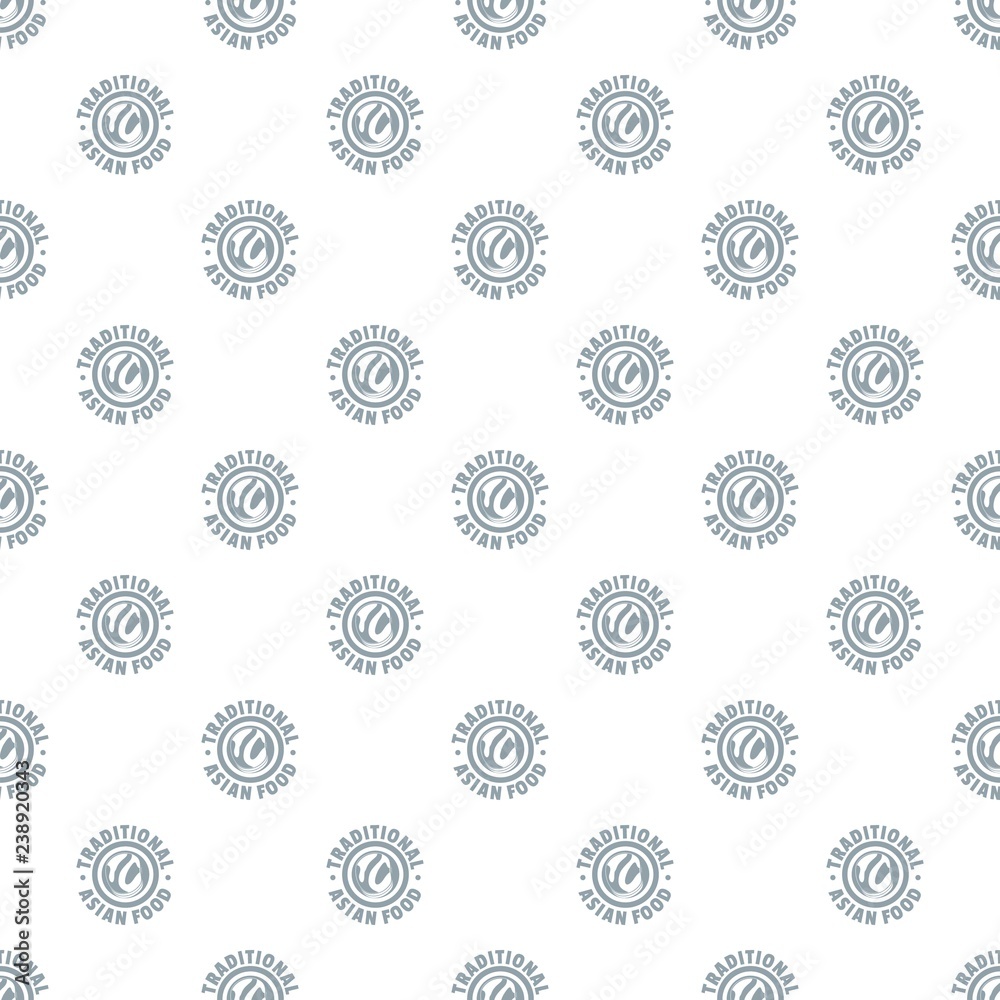 Lunch asian food pattern vector seamless repeat for any web design