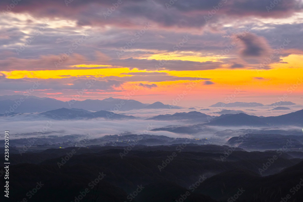 蒜山高原の雲海