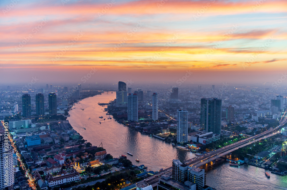 Bangkok sunset