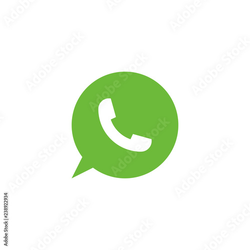 Phone Icon Green Vector Icon Telephone Symbol Phone Tube Sign Bubble Icon Call Icon Element For Design Interface Mobile App Or Website Ui Button Stock Vector Adobe Stock