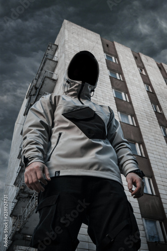 Man without face