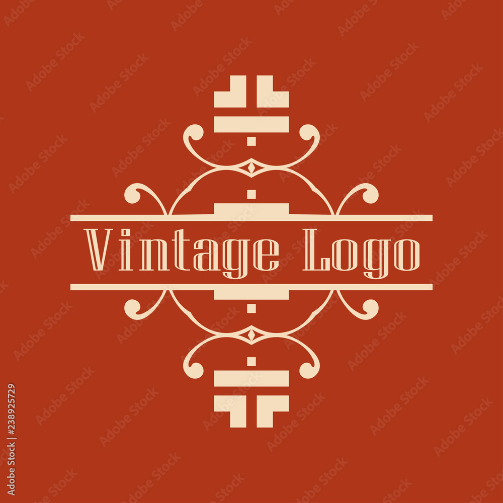 Vintage Ornamental Logo