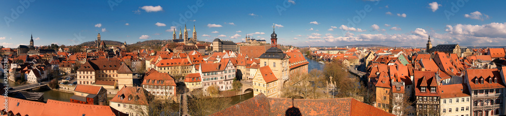 Fototapeta Altstadt und Welterbe Bamberg