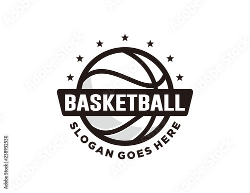 Basketball logo template