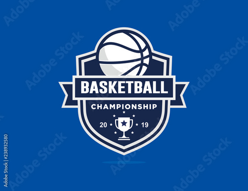 Basketball logo template