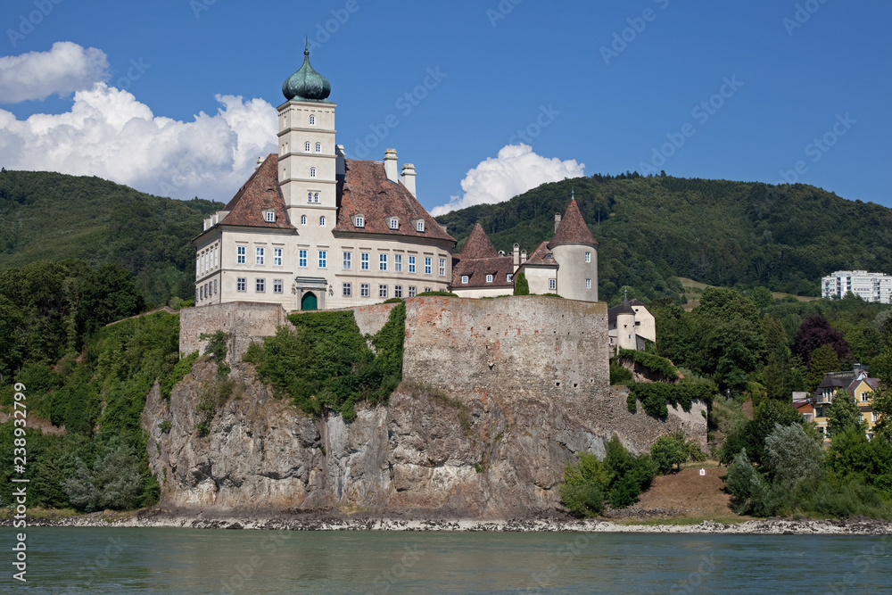 Castle Schloss Schohnbuhel on Danube, Austria