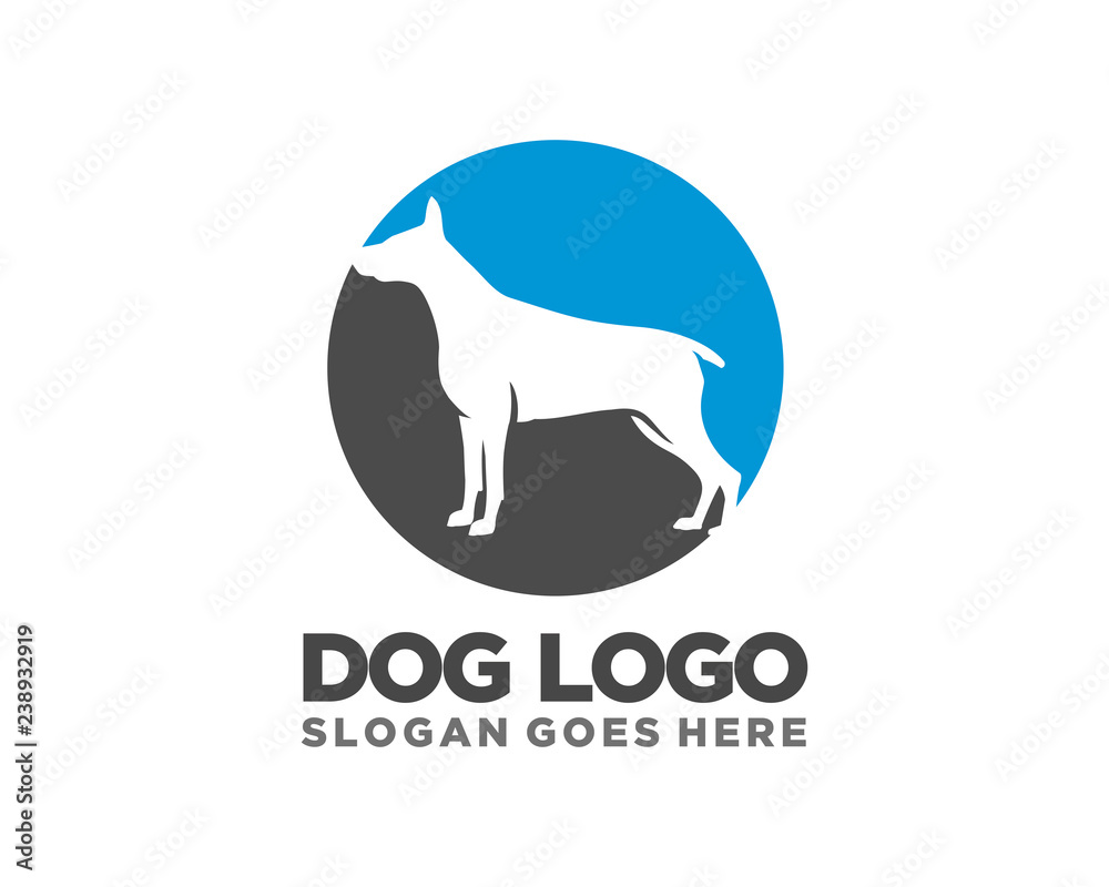 Obraz premium Dog logo vector