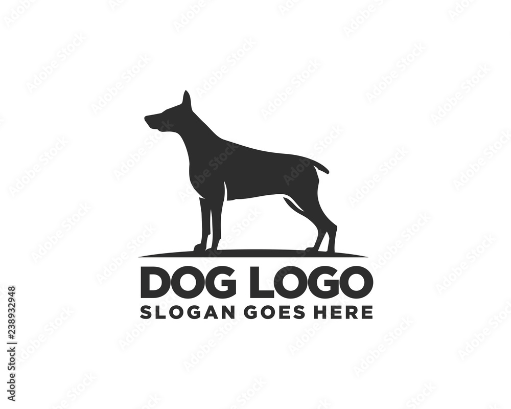 Dog logo vector
