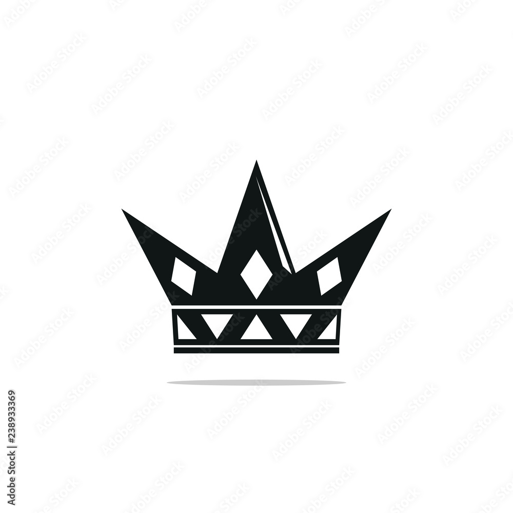Crown icon. Vector illustration.