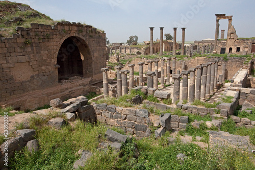 Obraz w ramie Ruins of the ancient city Bosra 