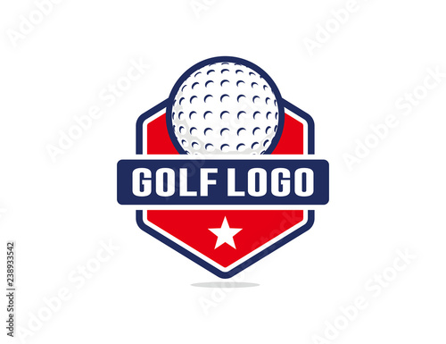 Golf logo template
