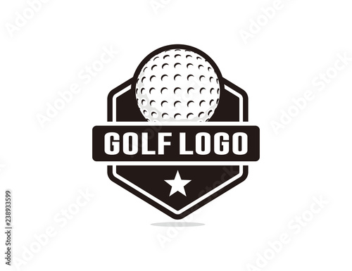 Golf logo template