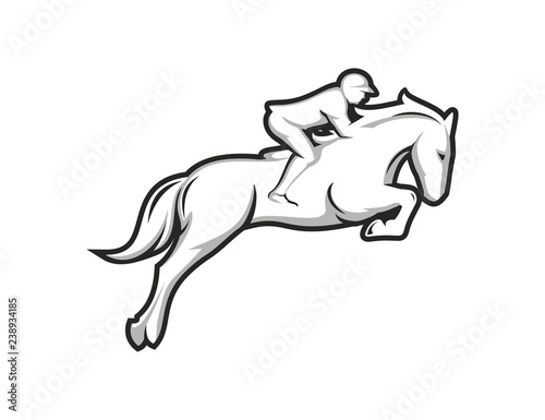 Horse logo template