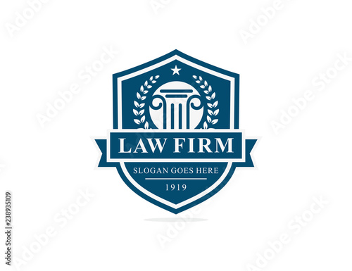 Law firm logo template