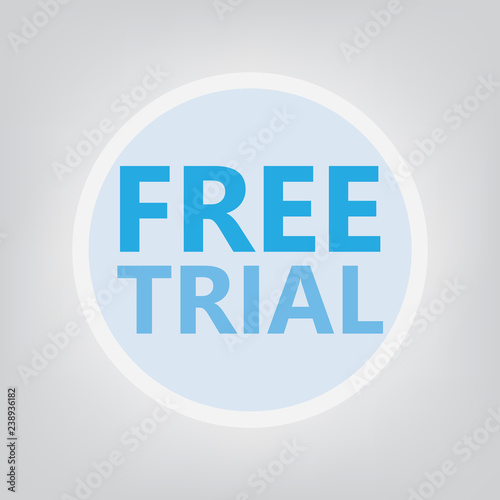 free trial concept- vector illustration