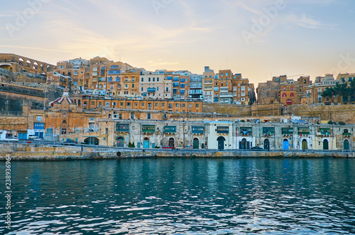 The nested houses, Valletta, Malta photo