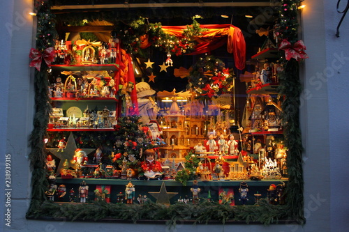 Merry Christmas & happy new year shop window