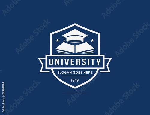 University college school logo template