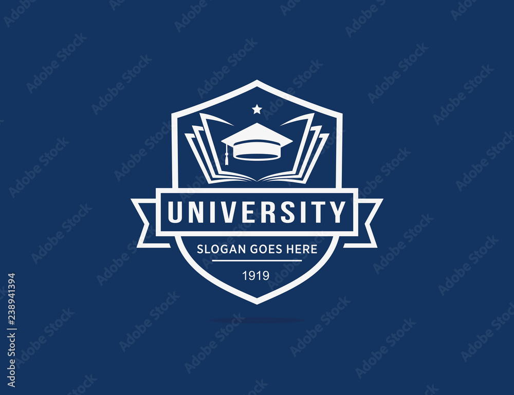University college school logo template University college school logo template