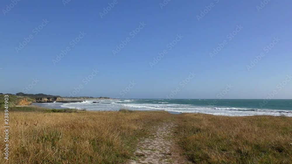 The Pacific Ocean at Ano Nuevo State Park, Santa Cruz County, California, USA, 2018 The Pacific Ocean at Ano Nuevo State Park, Santa Cruz County, California, USA, 2018