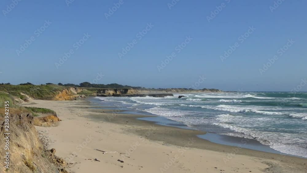 The Pacific Ocean at Ano Nuevo State Park, Santa Cruz County, California, USA, 2018 The Pacific Ocean at Ano Nuevo State Park, Santa Cruz County, California, USA, 2018