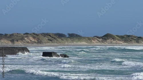 The Pacific Ocean at Ano Nuevo State Park, Santa Cruz County, California, USA, 2018 photo