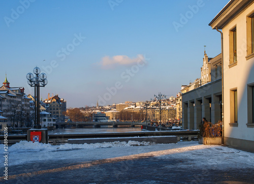 Zürich im Winter