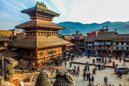 Taumadhi Square, Bhaktapur, Nepal photo